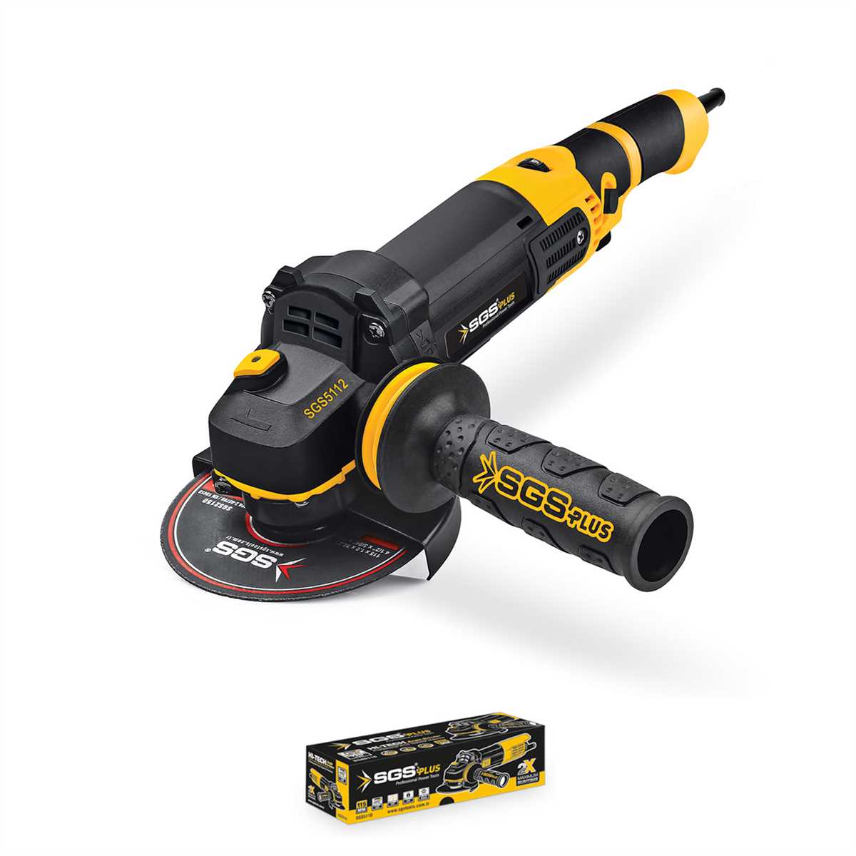 SGS Avuç Taşlama 1010 Watt 125mm Devir Ayarlı (10/Koli)✓